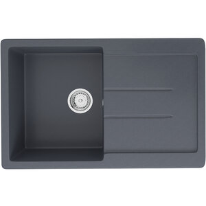 Изображение товара Кухонная мойка Ulgran U-507, 77 см, антрацит, встраиваемый монтаж