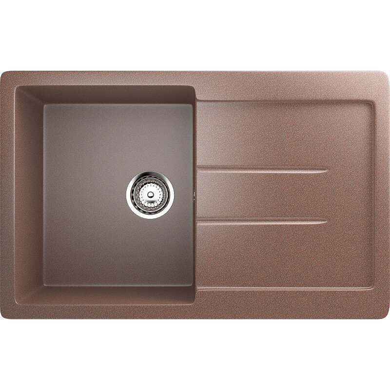Изображение товара Мойка кухонная Ulgran U-507 U-507-307, 77 см, цвет терракот