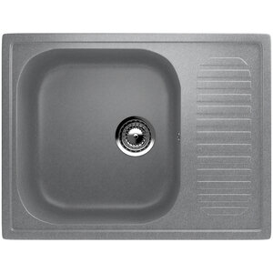 Изображение товара Кухонная мойка Ulgran U-202 64 см графит нержавеющая сталь встраиваемая сверху