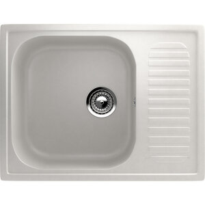 Изображение товара Мойка кухонная Ulgran U-202 64 см белая с комплектацией и гарантией 2 года