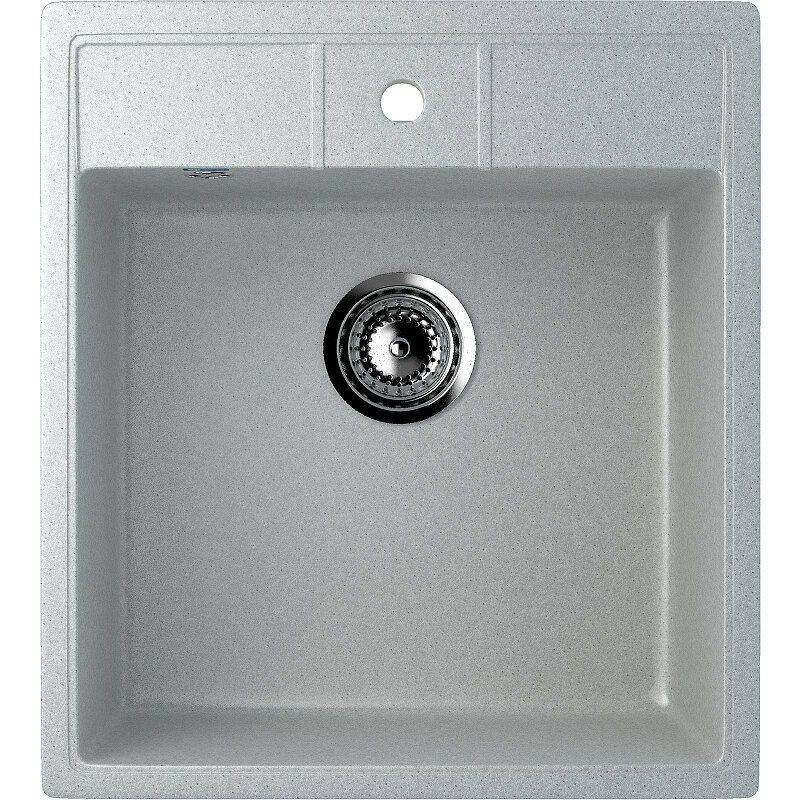 Изображение товара Мойка кухонная Ulgran U-406 U-406-310, 45.5 см, цвет серый