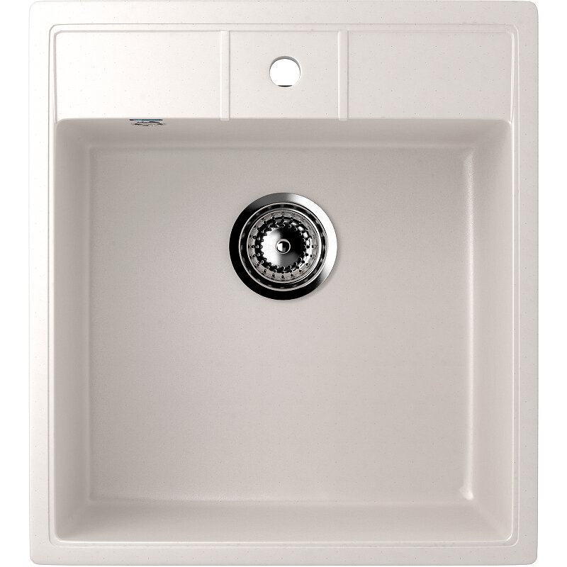 Изображение товара Мойка кухонная Ulgran U-406 U-406-331, 45.5 см, цвет белый