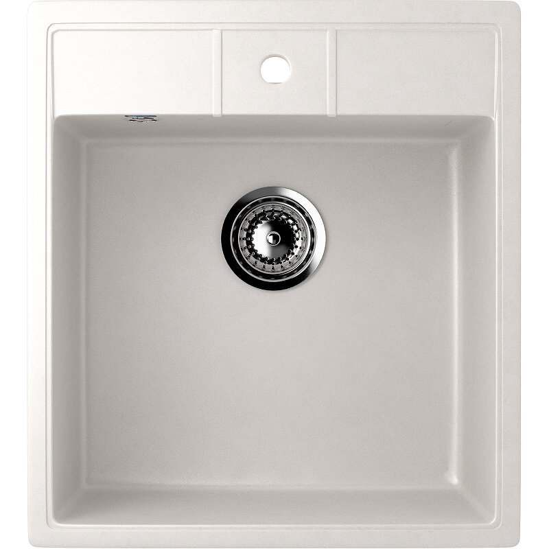 Изображение товара Кухонная мойка Ulgran U-406, 45.5 см, ультра-белая
