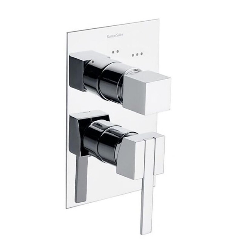 Изображение товара Смеситель для душа Ramonsoler Kuatro Nk 491503S на 3 потребителя хром