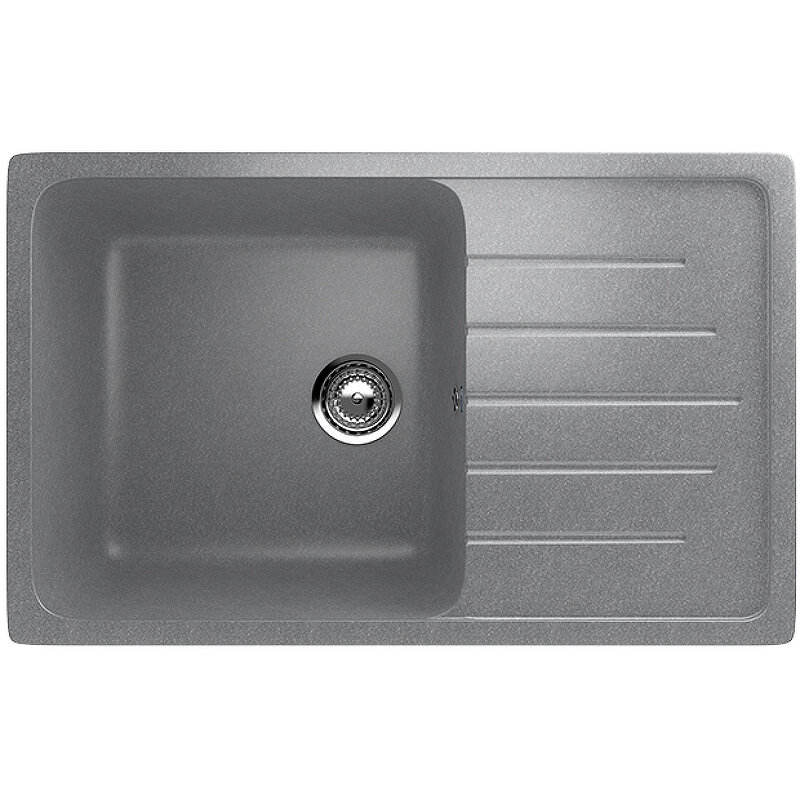 Изображение товара Кухонная мойка Ulgran U-400 из нержавеющей стали 75 см матовая Россия