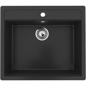 Изображение товара Мойка кухонная Ulgran U-104 U-104-344, 56 см, цвет ультра-черный