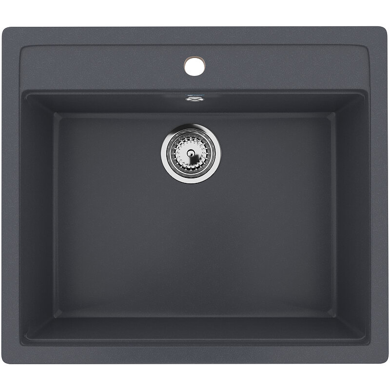 Изображение товара Ulgran U-104-343: кухонная мойка, 56 см, антрацит