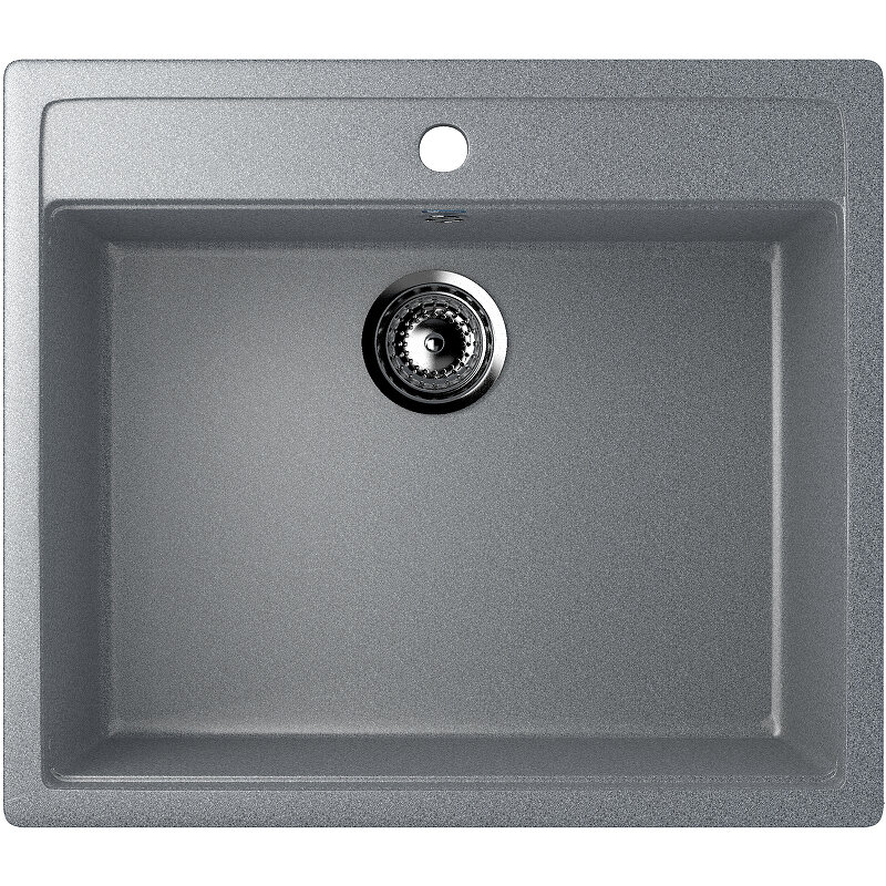 Изображение товара Кухонная мойка Ulgran U-104 56 см темно-серая встраиваемая сверху