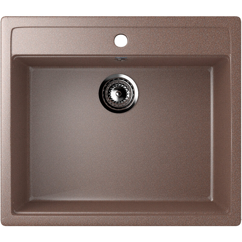 Изображение товара Кухонная мойка Ulgran U-104 56 см терракот нержавеющая сталь Россия