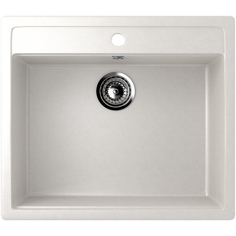 Изображение товара Мойка кухонная Ulgran U-104 U-104-341, 56 см, цвет ультра-белый