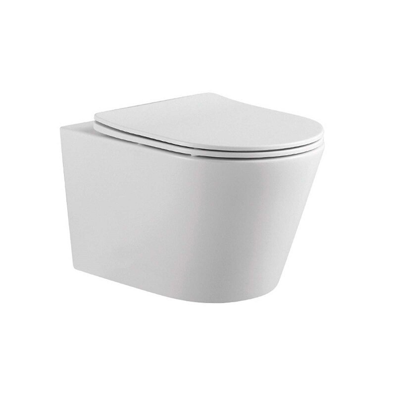 Изображение товара Подвесной безободковый унитаз Aquatek Вега AQ1905-00 с сиденьем Soft Close белый