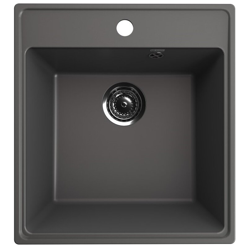 Изображение товара Кухонная мойка Ulgran Quartz Forte 460-09, искусственный камень, 46 см мокрый асфальт
