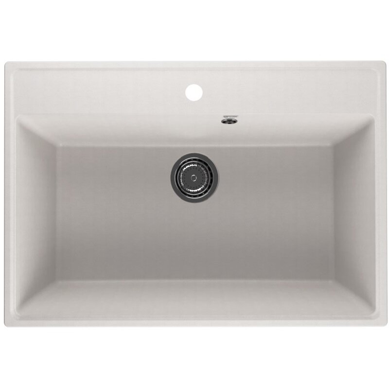 Изображение товара Мойка кухонная Ulgran Quartz Forte 760-01, 76 см, цвет жасмин