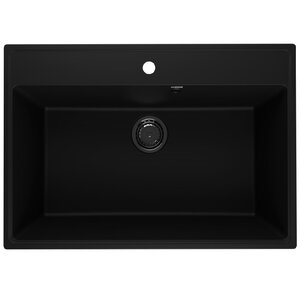 Изображение товара Мойка кухонная Ulgran Quartz Forte 760-07 76 см уголь искусственный камень