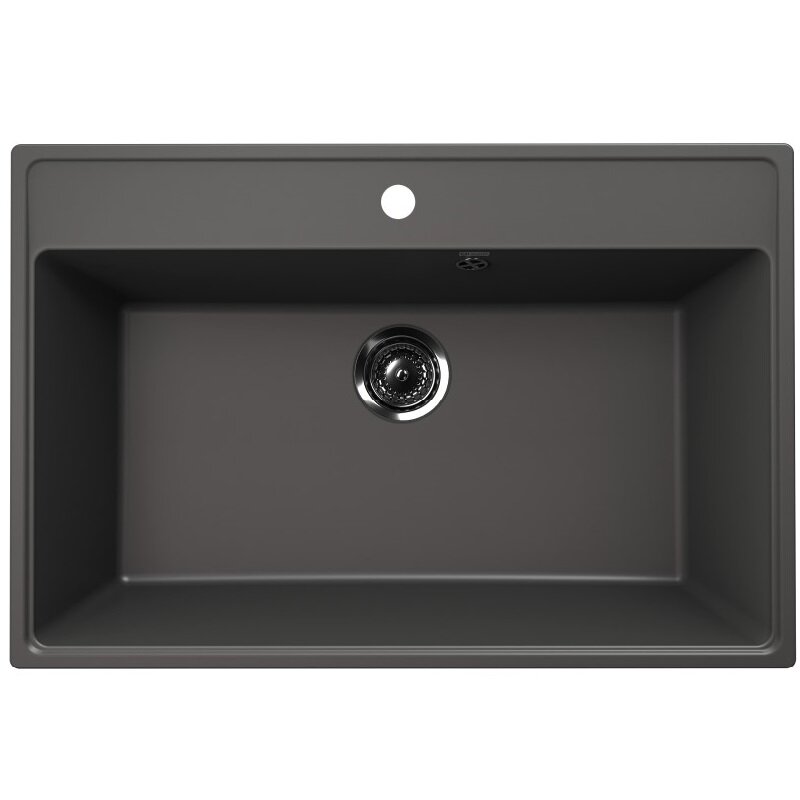 Изображение товара Кухонная мойка Ulgran Quartz Forte 760-09 Мокрый асфальт
