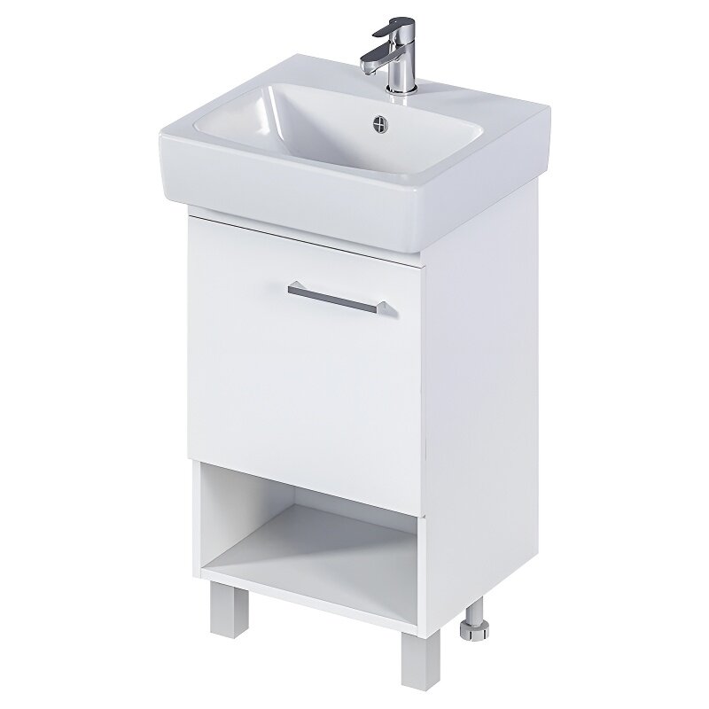 Изображение товара Тумба под раковину 1Marka Tera У76057 50 см напольная белая глянец