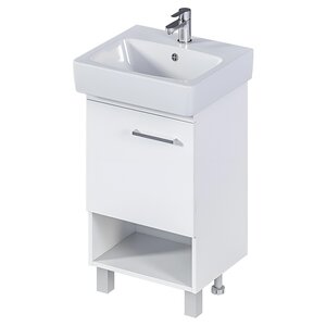 Изображение товара Тумба под раковину 1Marka Tera У76057, 50 см, напольная, цвет белый