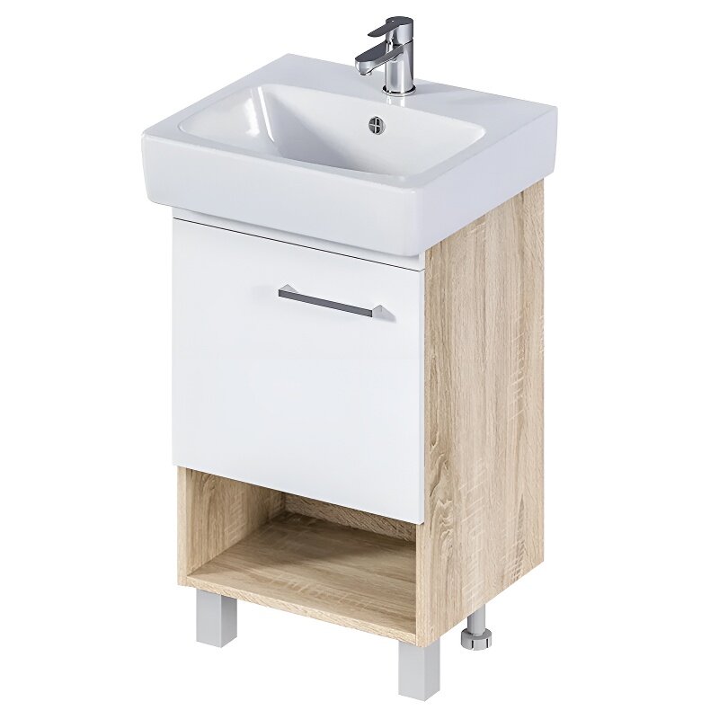 Изображение товара Тумба под раковину 1Marka Tera У76066 55 см напольная дуб сонома