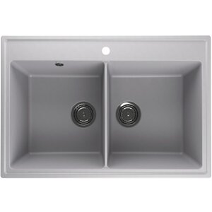 Изображение товара Кухонная мойка Ulgran Quartz Ruma 780-04 78 см белая искусственный камень