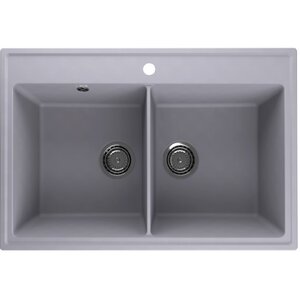 Изображение товара Мойка кухонная Ulgran Quartz Ruma 780-05, 78 см, цвет бетон