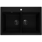 Мойка кухонная Ulgran Quartz Ruma 780-07, 78 см, цвет уголь - фото 1 Мойка кухонная Ulgran Quartz Ruma 780-07, 78 см, цвет уголь - фото 1