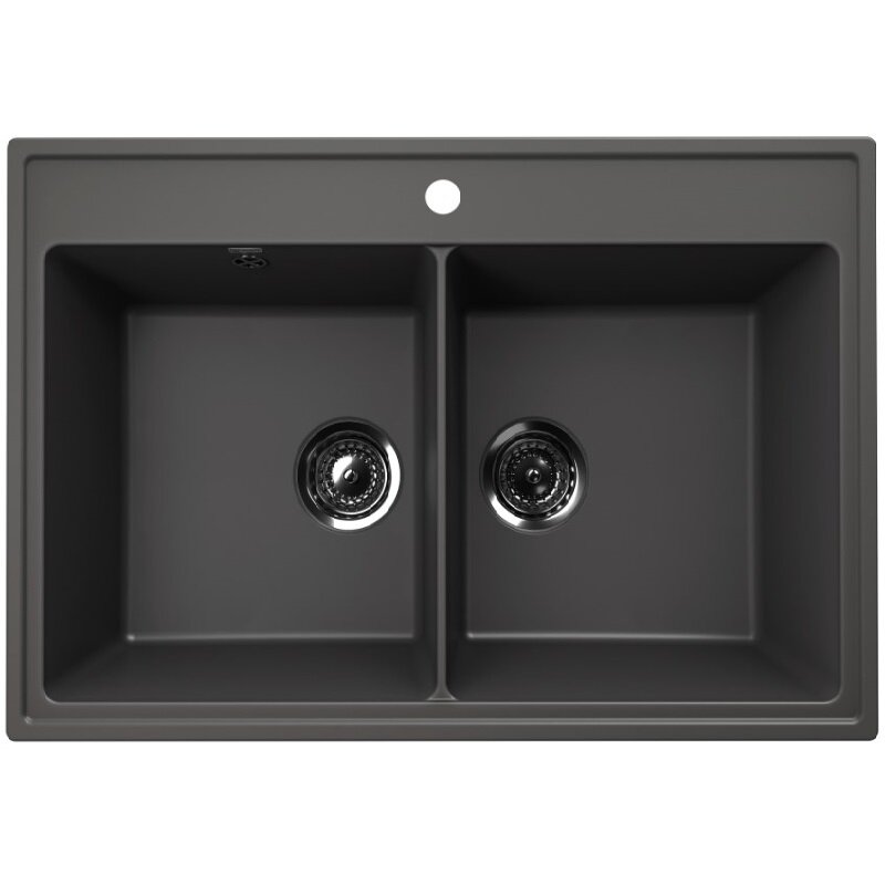 Изображение товара Мойка Ulgran Ruma 780-09 из нержавеющей стали, матовая, 78 см