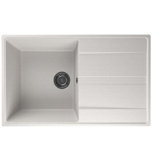 Изображение товара Мойка кухонная Ulgran Quartz Prima Prima 850-01, 85 см, цвет жасмин