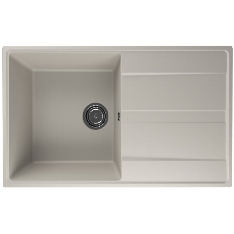 Изображение товара Кухонная мойка Ulgran Quartz Prima 850-02 85 см искусственный камень бежевый
