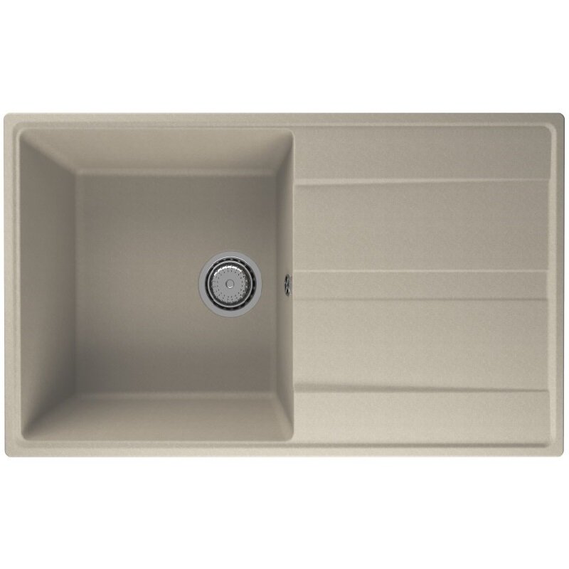 Изображение товара Кухонная мойка Ulgran Quartz Prima 850-03, 85 см, бежевый цвет