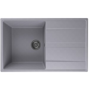 Изображение товара Мойка кухонная Ulgran Quartz Prima 850-05, 85 см, цвет бетон