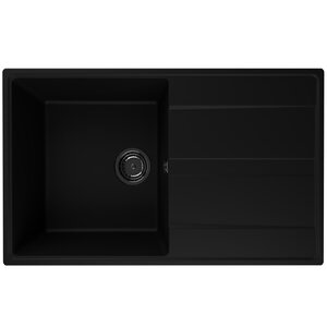Изображение товара Кухонная мойка Ulgran Quartz Prima 850-07 85 см уголь матовая искусственный камень