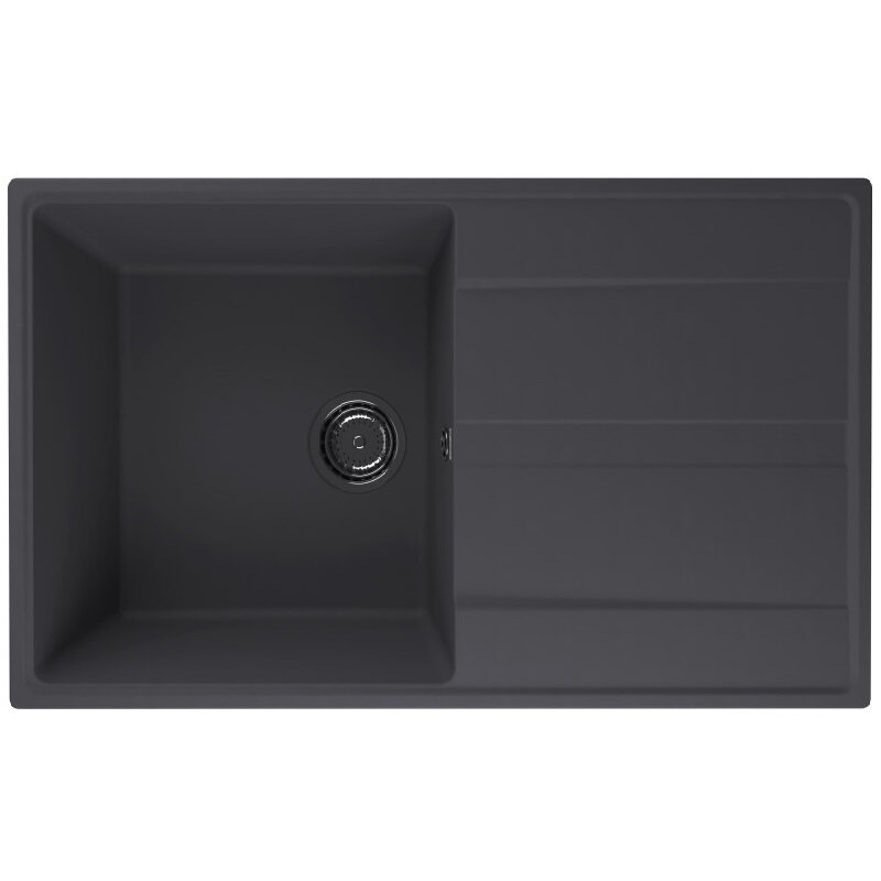 Изображение товара Мойка кухонная Ulgran Quartz Prima 850-08 цвет космос 85 см