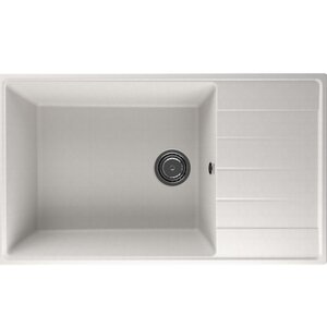 Изображение товара Кухонная мойка Ulgran Quartz Prima 860-01 из искусственного камня, 86 см, белая