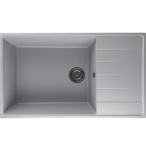 Изображение товара Кухонная мойка Ulgran Quartz Prima 860-04, искусственный камень, 86 см, платина