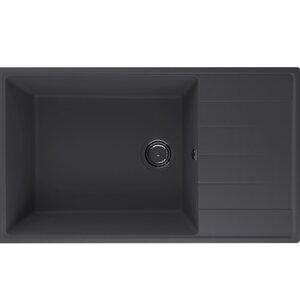 Изображение товара Мойка кухонная Ulgran Quartz Prima 860-08, 86 см, цвет космос