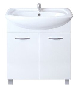 Изображение товара Тумба под раковину 1Marka Вита 65 см, 2 двери, напольная, белый, У50109