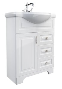 Изображение товара Тумба под раковину 1Marka Прованс New 65 см напольная белая