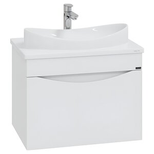 Изображение товара Тумба под раковину СаНта Сатурн 700301, 70 см, подвесная, цвет белый