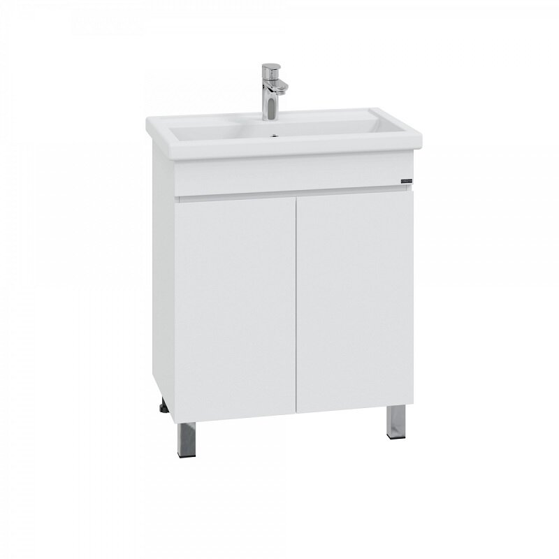 Изображение товара Тумба под раковину СаНта Марс 700241 белая напольная для ванной с гарантией