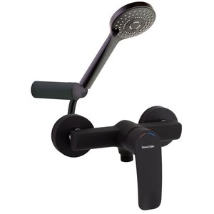 Изображение товара Смеситель для душа Ramonsoler New Fly 570802BTNM, с душевым гарнитуром, цвет черный матовый