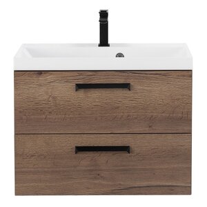 Изображение товара Тумба под раковину BelBagno Aurora 90 см, подвесная, цвет Rovere Tabacco, Aurora-900-2C-SO-RT