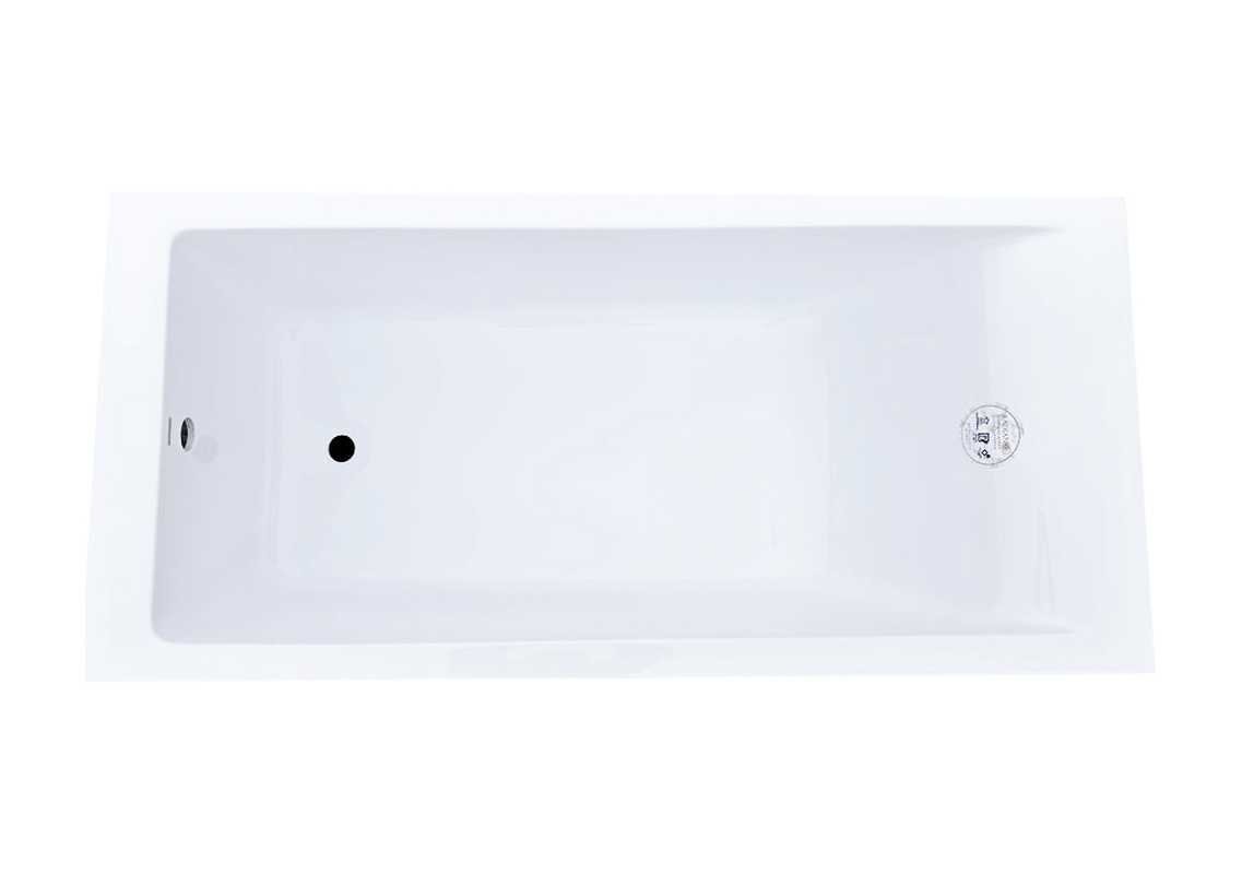 Изображение товара Ванна из литьевого мрамора Radianse Лазурь-1 150x70 см белая для встраивания