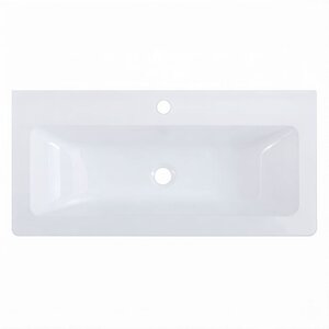 Изображение товара Раковина BelBagno Etna-M BB800/380-LV-MR-ETN 80, литьевой мрамор, цвет белый