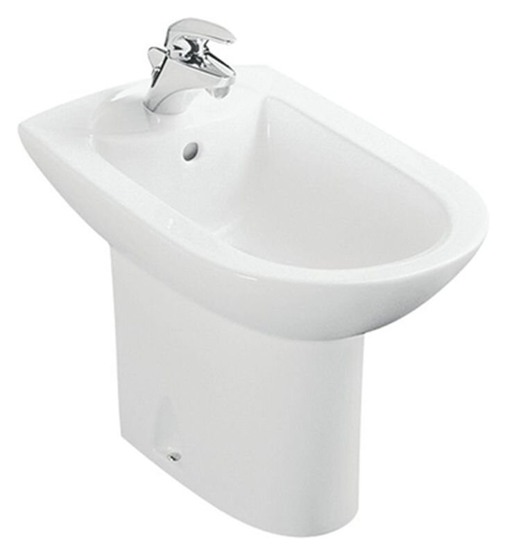 Изображение товара Биде Jacob Delafon Odeon Up напольное белое из фарфора современный дизайн