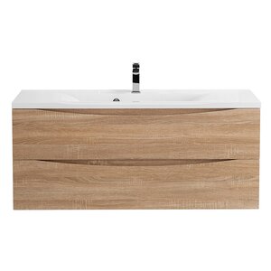 Изображение товара Тумба под раковину BelBagno Marino-1200-2C-SO-WO-P 120 см, подвесная, Rovere Bianco