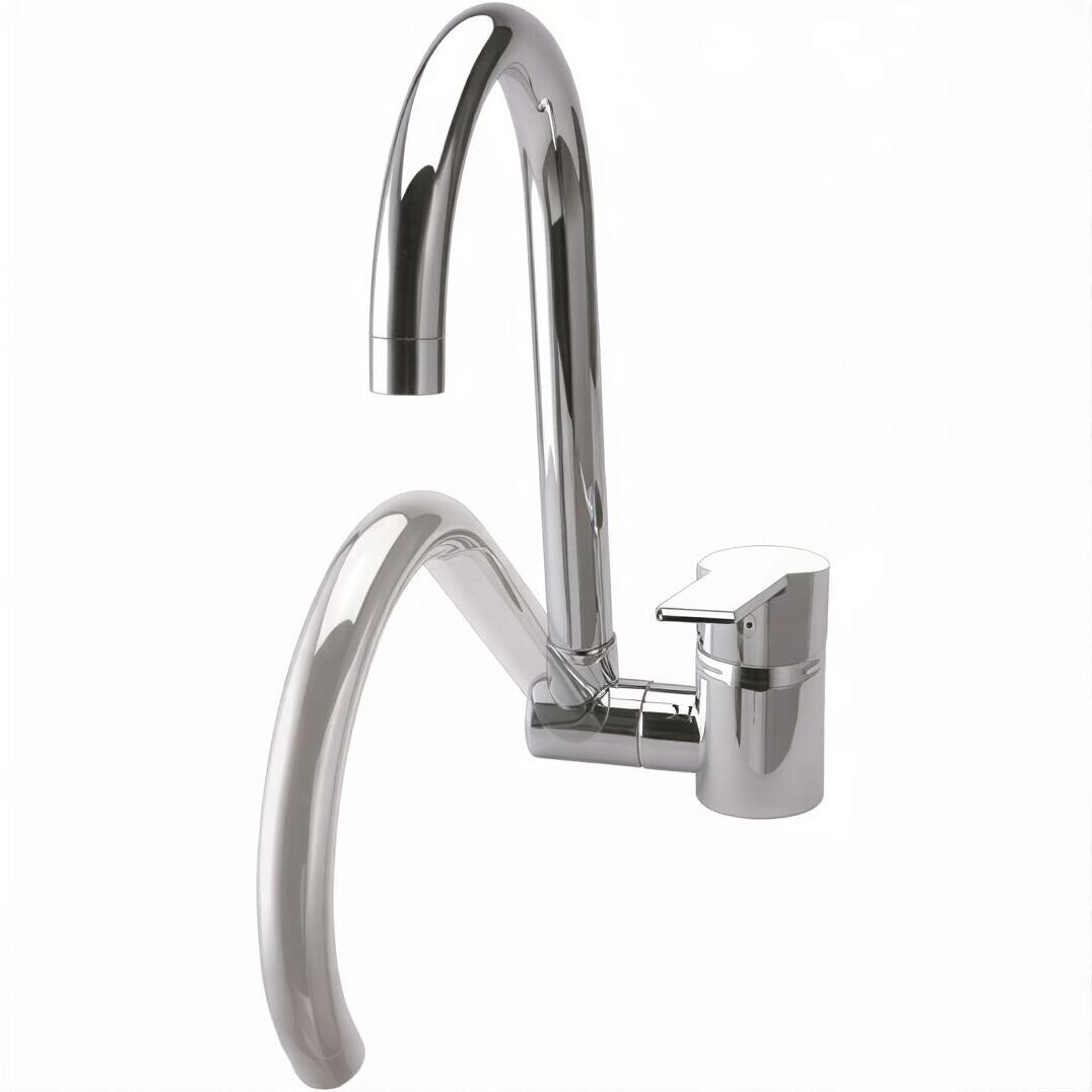 Изображение товара Смеситель Ramonsoler Rs-Q 9369 для кухни, складной, цвет хром Изображение товара Смеситель Ramonsoler Rs-Q 9369 для кухни, складной, цвет хром