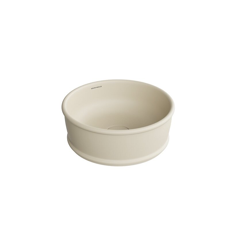 Изображение товара Раковина Kerama Marazzi Circo/Чирко 36 см, с донным клапаном, песочная матовая, CI.wb.36.SAN Изображение товара Раковина Kerama Marazzi Circo/Чирко 36 см, с донным клапаном, песочная матовая, CI.wb.36.SAN