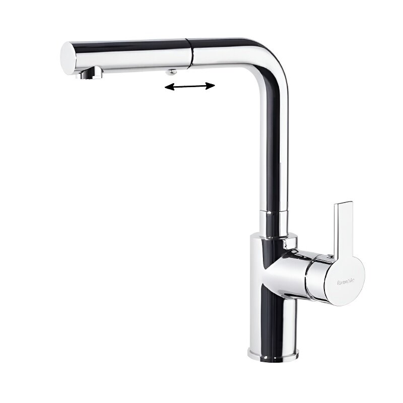 Изображение товара Смеситель Ramonsoler Rs-Q 931902H1 для кухни, с выдвижным изливом, цвет хром Изображение товара Смеситель Ramonsoler Rs-Q 931902H1 для кухни, с выдвижным изливом, цвет хром