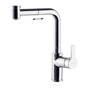 Изображение товара Современный кухонный смеситель Ramonsoler Rs-Q 931902H2 с выдвижным изливом, хром Изображение товара Современный кухонный смеситель Ramonsoler Rs-Q 931902H2 с выдвижным изливом, хром