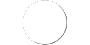 Изображение товара Столешница (встраеваемая полка) Kerama Marazzi Cono 43.1 см, белая, CO4.43WHT